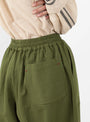 Billy Trousers Olive from Sideline at Couverture & The Garbstore
model back detail 