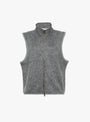 Zip-Up Mohair Vest in Heather Grey from nanamica at Couverture & The Garbstore Ghost
