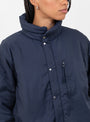 Reversible Insulation Jacket in Navy from nanamica at Couverture & The Garbstore Model Detail