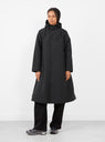 2L Nylon GORE-TEX Hooded Coat Navy from nanamica at Couverture & The Garbstore Model Front