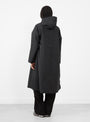 2L Nylon GORE-TEX Hooded Coat Navy from nanamica at Couverture & The Garbstore Model Back