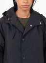 2L Nylon GORE-TEX Hooded Coat Navy from nanamica at Couverture & The Garbstore Model Detail
