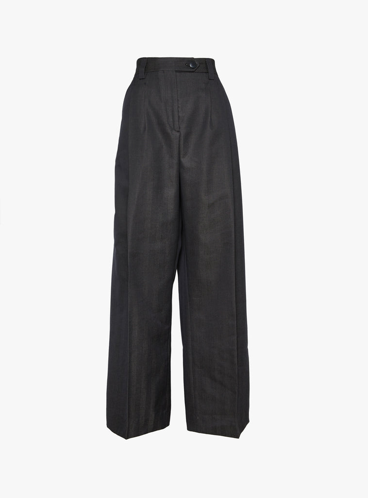 Favourite Trousers Black Solaro Herringbone by mfpen at Couverture & The Garbstore ghost