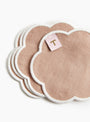 The Scalloped Coasters Set from Tomète comes in Pink at Couverture & The Garbstore
label