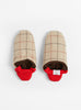 Recycled Wool Micro Boa Red slippers from Merippa from Couverture & The Garbstore
front 