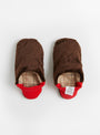 Recycled Wool Micro Boa Red slippers from Merippa from Couverture & The Garbstore
reverse 