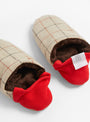 Recycled Wool Micro Boa Red slippers from Merippa from Couverture & The Garbstore
side 