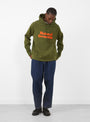 The Favourite Hoodie in Green from TDR at Couverture & The Garbstore Model Front 