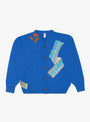 x Hikaru Noguchi Merino Cardigan Royal rom TDR at Couverture & The Garbstore front
