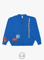 x Hikaru Noguchi Merino Cardigan Royal rom TDR at Couverture & The Garbstore L2 