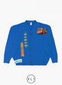 x Hikaru Noguchi Merino Cardigan Royal rom TDR at Couverture & The Garbstore XL1