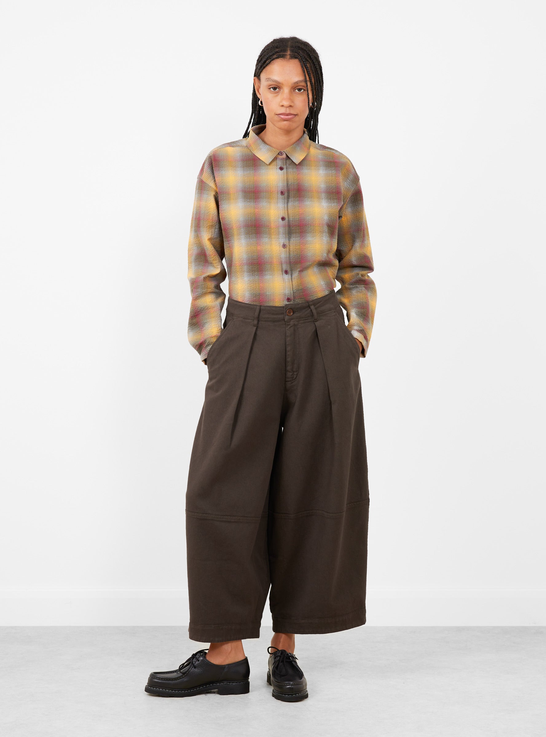 Deadbeat Trouser Brown by YMC | Couverture & The Garbstore