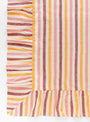 Candy Stripe Tablecloth Claret