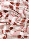The Ffion Quilt in Peony from Projektityyny at Couverture & The Garbstore
close up