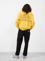 x Peanuts Pig Pen Friends Sweatshirt Mustard from Vintage Heavy at Couverture & The Garbstore
model back