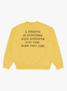 x Peanuts Pig Pen Friends Sweatshirt Mustard from Vintage Heavy at Couverture & The Garbstore back