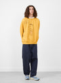 x Peanuts Franklin Sweatshirt Mustard from Vintage Heavy at Couverture & The Garbstore
model side