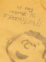 x Peanuts Franklin Sweatshirt Mustard from Vintage Heavy at Couverture & The Garbstore detail 