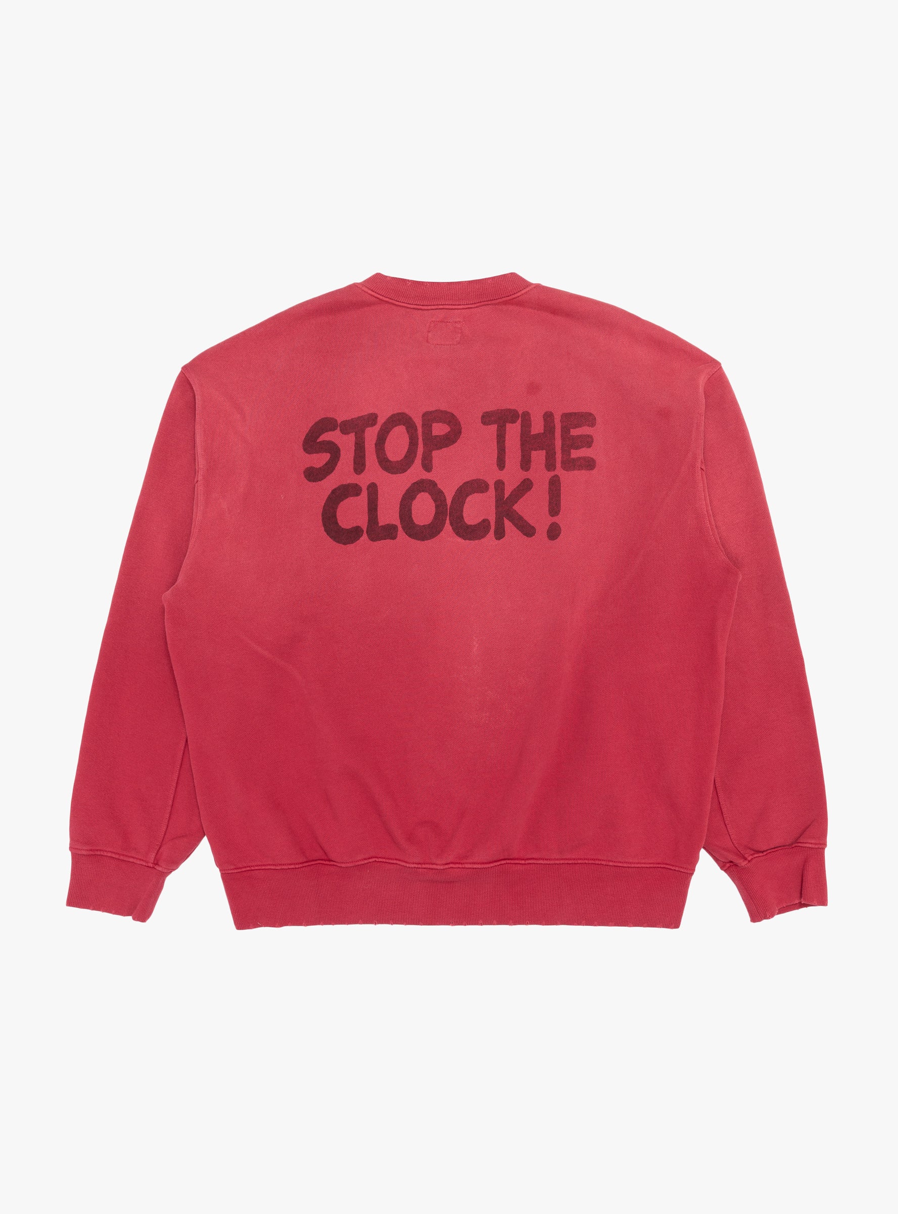 x Peanuts Good Ol Charlie Brown Sweatshirt Burgundy from Vintage Heavy at Couverture & The Garbstore back 