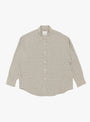 Button Down Shirt Grey Generation Check at Couverture & The Garbstore
front 