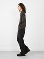 Classic Trousers Dark Grey Wool by mfpen at Couverture & The Garbstore
model side 