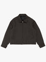 Mail Jacket Brown Melange Stripe by mfpen at Couverture & The Garbstore Front