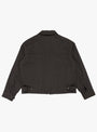 Mail Jacket Brown Melange Stripe by mfpen at Couverture & The Garbstore Back