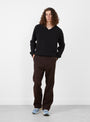 Punch Out Jeans Dark Brown from mfpen at Couverture & The Garbstore
model front 