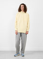 Sweat Pants Heather Grey from nanamica at Couverture & The Garbstore model front 