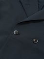 ALPHADRY Club Jacket Navy from nanamica at Couverture & The Garbstore - Button and Lapel details