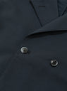 ALPHADRY Club Jacket Navy from nanamica at Couverture & The Garbstore - Button and Lapel details