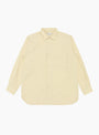  Regular Collar Wind Shirt in Cream Yellow from nanamica at Couverture & The Garbstore 
Front 