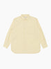 Regular Collar Wind Shirt in Cream Yellow from nanamica at Couverture & The Garbstore 
Front 