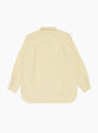  Regular Collar Wind Shirt in Cream Yellow from nanamica at Couverture & The Garbstore 
back