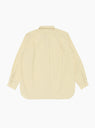  Regular Collar Wind Shirt in Cream Yellow from nanamica at Couverture & The Garbstore 
back