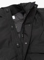 GORE-TEX Short Down Jacket Black from nanamica at Couverture & The Garbstore - Zip Detail
