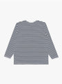  COOLMAX Stripe Jersey Long Sleeve Tee in Navy & White from nanamica at Couverture & The Garbstore
back