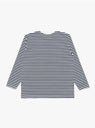  COOLMAX Stripe Jersey Long Sleeve Tee in Navy & White from nanamica at Couverture & The Garbstore
back