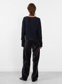 Virginia Knit Cardigan Navy from Soeur at Couverture & The Garbstore
model back