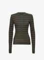 Gaelle Long Sleeve Top Aubergine and Anthracite from Soeur at Couverture & The Garbstore
Front 