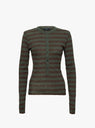 Gaelle Long Sleeve Top Aubergine and Anthracite from Soeur at Couverture & The Garbstore
Front 