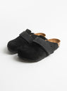 Loma Suede in Black from Birkenstock at Couverture & The Garbstore
side 