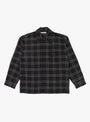 Wray Shirt Cotton Check Black and Grey from YMC at Couverture & The Garbstore
front