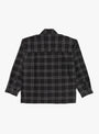 Wray Shirt Cotton Check Black and Grey from YMC at Couverture & The Garbstore
back