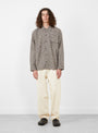 The Wray Shirt Folded Stripe from YMC at Couverture & The Garbstore
model front