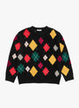The Flint Knit Argyle Hand Stitch from YMC at Couverture & The Garbstore
Front 