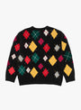 The Flint Knit Argyle Hand Stitch from YMC at Couverture & The Garbstore
back
