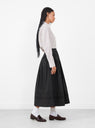 Leaf Skirt Black by Skall Studio from Couverture & The Garbstore Model side 