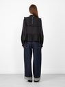 Jardin Blouse Black from Skall Studio at Couverture & The Garbstore
model back