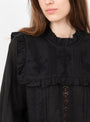 Jardin Blouse Black from Skall Studio at Couverture & The Garbstore
model detail